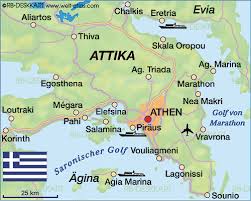 Einer karte, bildern und geheimtipps für jede griechische insel. Karte Von Attika Region In Griechenland Welt Atlas De