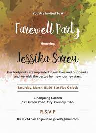 Farewell Party Invitation Template Farewell Party Invitations Party Invite Template Party Invitations