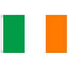 The irish flag is known as the 'irish tricolour' and its history began in the early nineteenth century. Republic Of Ireland Flag 5ft X 3ft Flag Discount Displays