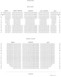 Seating Charts North Central College Fine Performing Arts