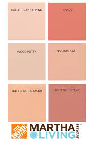 Salmon Paint Shades Decorate With Apricot Peach And Terracotta Martha Stewart Paint Paint Shades Peach Walls