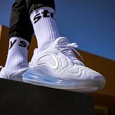 All White Air The Nike Air Max 720 All White Is Now Available At Our Store An Nike Air Shoes Nike Air Max Casual Shoes Outfit