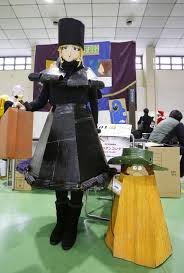 Contestants thinking out of the box at cardboard cosplay fest