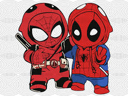 Spiderman And Deadpool Svg Files For Silhouette Files For Cricut Svg Dxf Eps Png Instant Download Deadpool Svg Spiderman