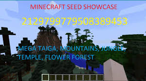 Also don't forget to check out my minecraft village seed list and my minecraft mushroom biome seed list as well, they're really awesome. Mega Taiga Jungle Temple Flower Forest Minecraft Seeds