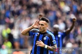 Gol Lautaro Martinez bawa Inter Milan menang atas AS Roma - ANTARA ...