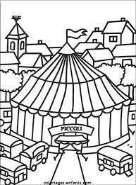 coloriage cirque gratuit dessin coloriages 4u