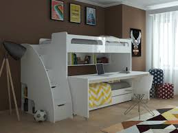 Gautreau Twin Over Twin L Shaped Bunk Bed With Trundle With Images Bunk Bed With Trundle Kids Bunk Beds
