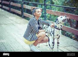 Dog woman barking hi-res stock photography and images - Alamy