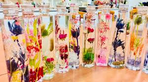 Now you have preserved flowers in their garden freshness. Make A Long Bottle Herbarium See Japan Experience Sendai Activities