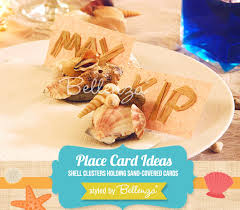 In these instructions, we use rectangular 4 1/2 x 2 1/2 place cards as an example. How To Make Your Own Beach Wedding Place Cards Creative And Fun Wedding Ideas Made Simple