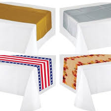 Lamentated Paper Metallic Non Wooven Fabric Table Runners Save Up To 30 Off Partyatlewis H Fabric Table Runner Pretty Party Supplies Paper Table Runner