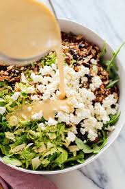 Shredded Brussels Sprouts Arugula Salad Recipe Cookie And Kate Recipe Arugula Salad Recipes Healthy Recipes Arugula Salad