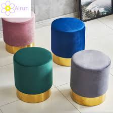 Maybe you would like to learn more about one of these? Modern Design Velvet Dining Chair Round Ottoman With Gold Chromed Base For Home Used China Living Room Furniture Home Stool Made In China Com