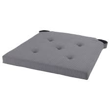 Justina cuscino per sedia, grigio, 35/42x40x4. Cuscini Per Sedia Ikea It