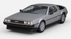 1981 Delorean Dmc 12 3d Model Delorean Dmc Delorean 3d Model
