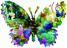+ au $40.90 shipping + au $40.90 shipping + au $40.90 shipping. Forest Butterfly 1000 Pc Shaped Jigsaw Puzzle By Sunsout For Sale Online Ebay