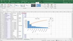 Create Pareto Charts In Excel 2016