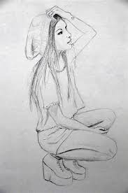 Images Teenage Drawings Pencil Drawings Tumblr Hipster Girl Drawing