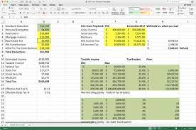 Free Tax Estimate Excel Spreadsheet For 2019 2020 2021 Download