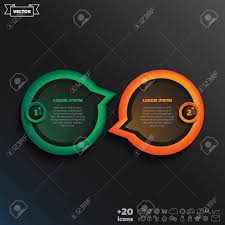 vector infographic design with colorful circle on the black background