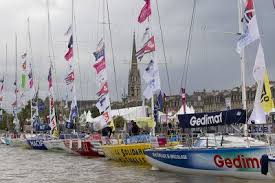 41 Skippers Au Depart De La Solitaire Credit Alexis Courcoux La Solitaire Solitaire Sportif Depart