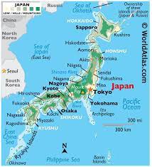 A map of the districts of fuji is visible only on an appropriate scale. Japan Maps Facts World Atlas