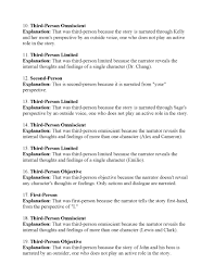 It's about teamwork and failure and success. Point Of View Worksheet 14 Answers