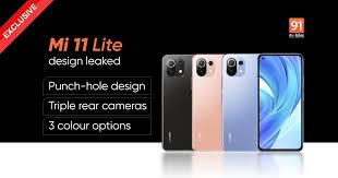 Please take actual products as standard.*4250mah refers to the typical value of mi 11 lite 's battery. Exclusive Mi 11 Lite Render Reveals The Phone S Design And Colour Options 91mobiles Com