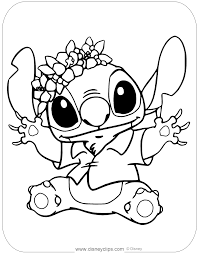 Changing the color of text on a web page is easy with the css color property. Printable Disney Stitch Coloring Pages Novocom Top