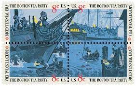 Colonists Revolt With Boston Tea Party Mystic Stamp Discovery Center Boston Tea Usa Stamps Stamp