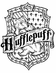 Hufflepuff Coloring Pages Harry Potter Crest Harry Potter Colors Harry Potter Hogwarts Houses