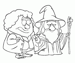 More 100 coloring pages from cartoon coloring pages category. The Hobbit Coloring Pages Coloring Home