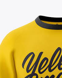 Download Men S Raglan Sweatshirt Mockup Front View In Apparel Mockups On Yellow Images Object Mockups