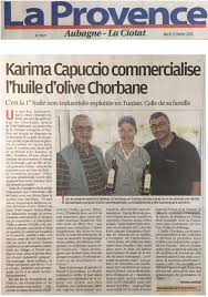 Article Dans La Provence Chorbane