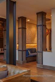 Rustic Wood Columns Wood Columns Rustic House Great Rooms