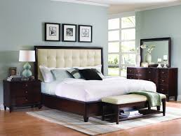 One Of Our Best Selling Bedroom Sets Made Of Solid Wood And Accented By A Cream Leather Headboard Bedroom Furniture Makeover Upholstered Bedroom Bedroom Sets