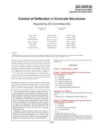 435R-95 Control Of Deflection In Concrete Structures - INTI