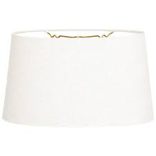 Walmart.com has been visited by 1m+ users in the past month Royal Designs Shallow Oval Hardback Lamp Shade Linen White 16 X 18 X 9 5 On Sale Overstock 18271942