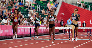 Sydney mclaughlin at the iaaf world athletics championships doha 2019 (getty images). Sydney Mclaughlin Stellt Neuen Weltrekord Auf Germanic Nachrichten