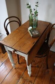 Restored Vintage Pine Drop Leaf Table With Single By Arthurandede Drop Leaf Table Leaf Table Farmhouse Table