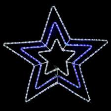 Dealsdirect Christmas Solar Led Triple Star Light 81cm Solar Christmas Lights Diy Christmas Lights Solar Led