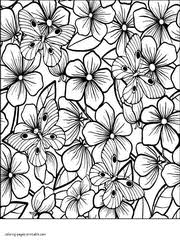 Not just entertaining and educative, our provided coloring pages are also if you want flowers to go with those butterflies, then these poppy coloring pages are just for you as well. 30 Butterfly Coloring Pages For Adults New