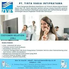 See more of loker pt. Lowongan Kerja Pt Tirta Varia Inti Pratama Terbaru