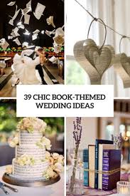 Travel themed wedding card boxes. 39 Chic Book Themed Wedding Ideas Weddingomania