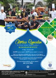 As their favourite regular food blogger, my family and i was invited again by grand bluewave hotel shah alam to taste and review their latest offering for the most beautiful month of the year. Ramadhan Buffet 2017 Cintarasa