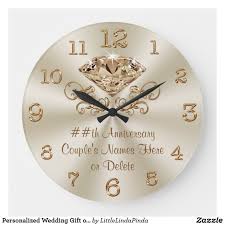 Personalized Wedding Gift Or Anniversary Gifts Large Clock In 2020 Personalized Wedding Gifts Personalized Wedding Personalized Wedding Anniversary Gift