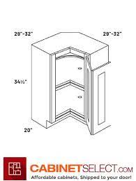 Lazy Susan Corner Base Cabinet Ada