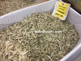 Ikan untuk orang berpantang ini adalah dari jenis ikan yang tidak gatal. Ikan Bilis Mata Biru Di Lumut G E D I K