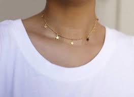 2017 New Fashion Drop 7 Star Choker Necklace Gold Star Necklace Xl764 Drop Star Fashion Star Necklace Star Necklace Gold Beautiful Necklaces